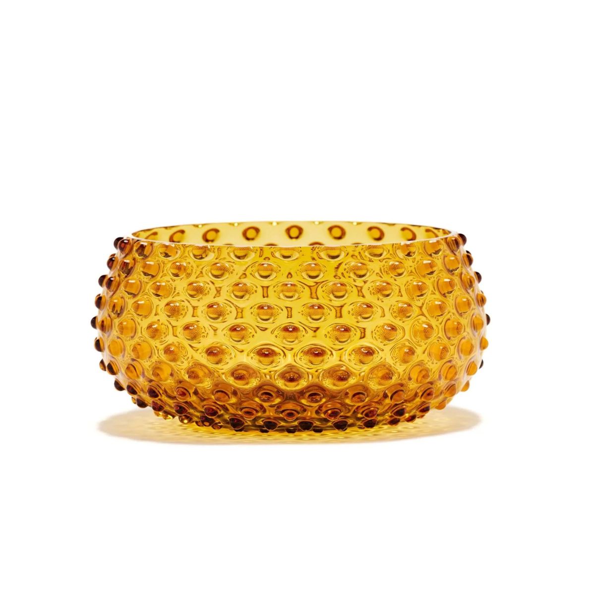 Hobnail Bowl - Large - Saffron Light