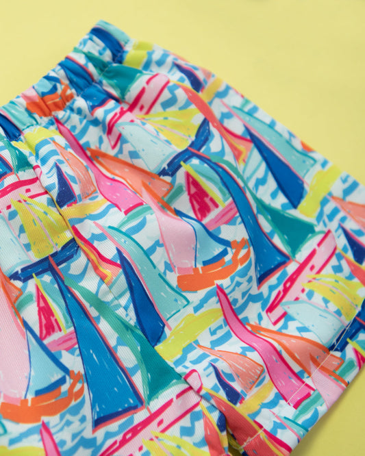 Sailing Soiree Shorts- FINAL SALE