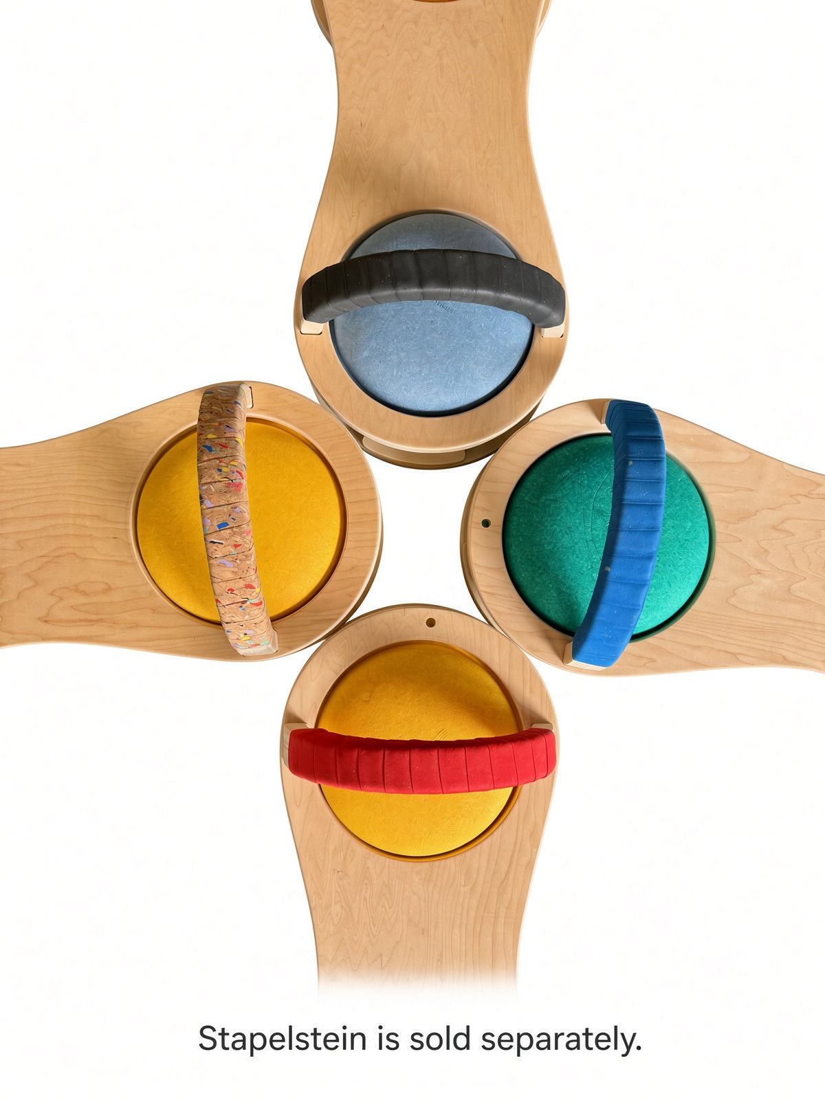 Wooden Scooter - to be used with stepping stones (purchase separately)