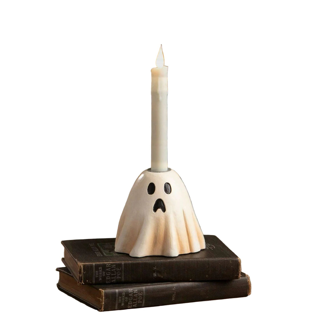 Scared Ghost Candlestick | Halloween Decor | Bethany Lowe