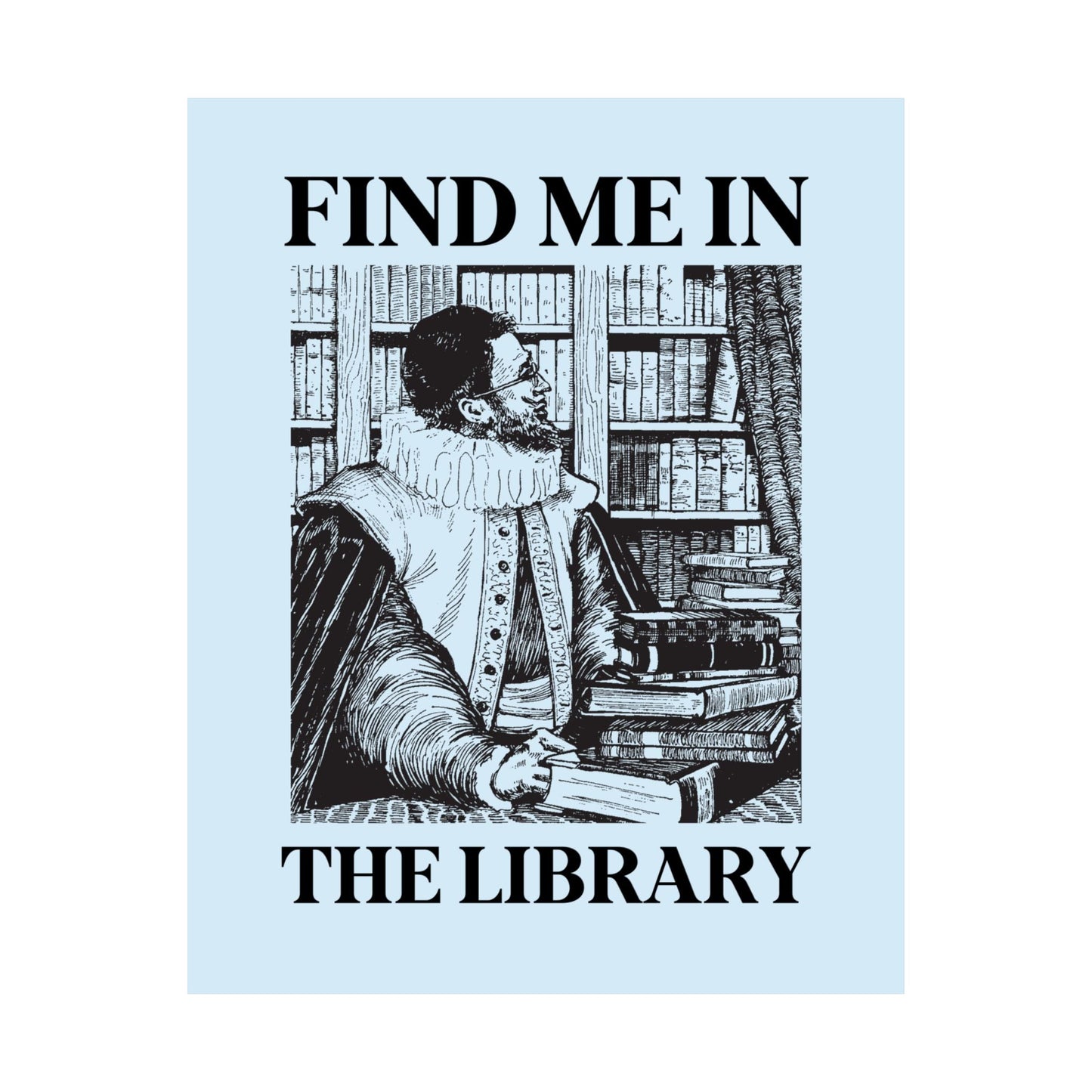 Find Me in the Library Poster