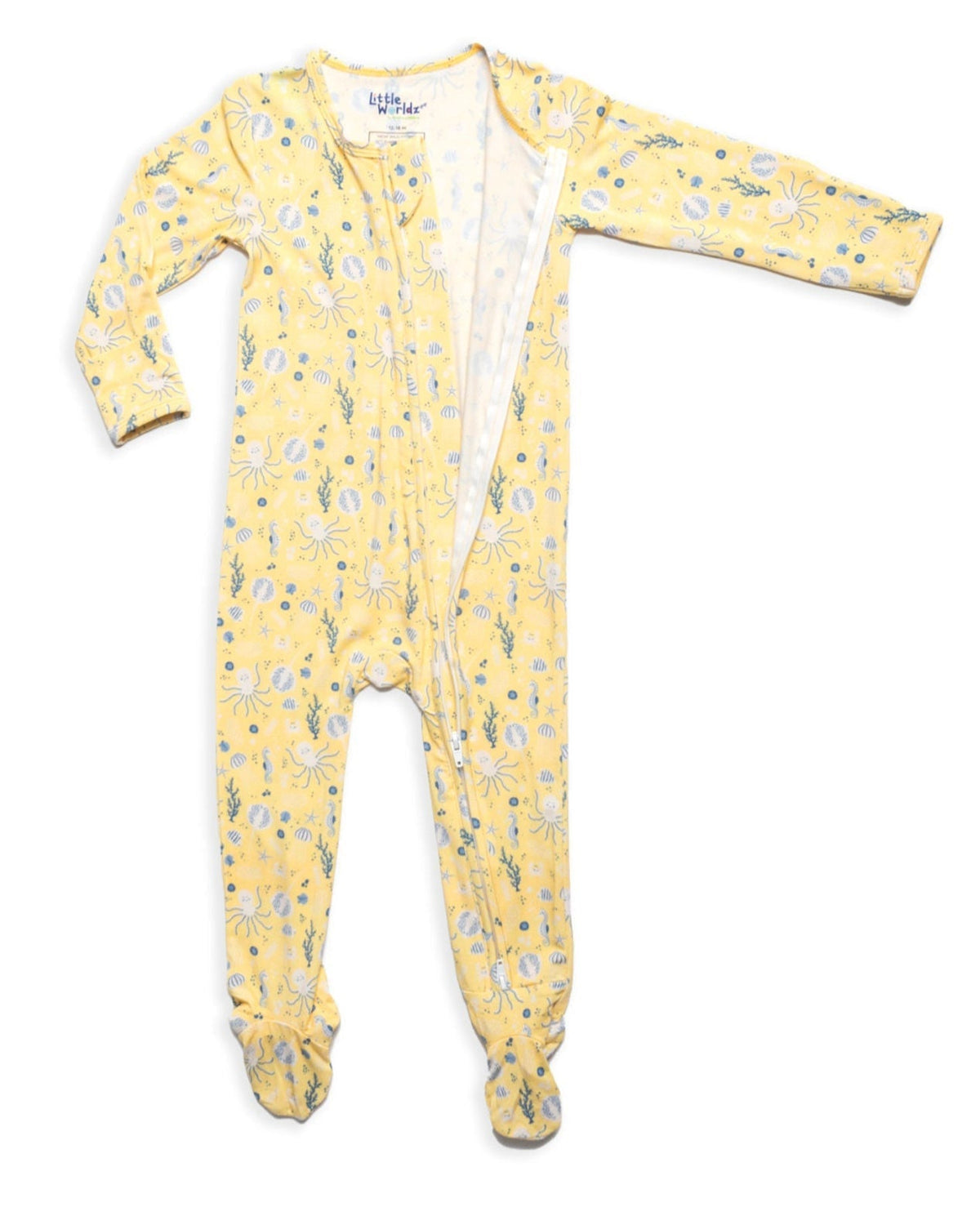 Sea Creatures Bamboo Onesie