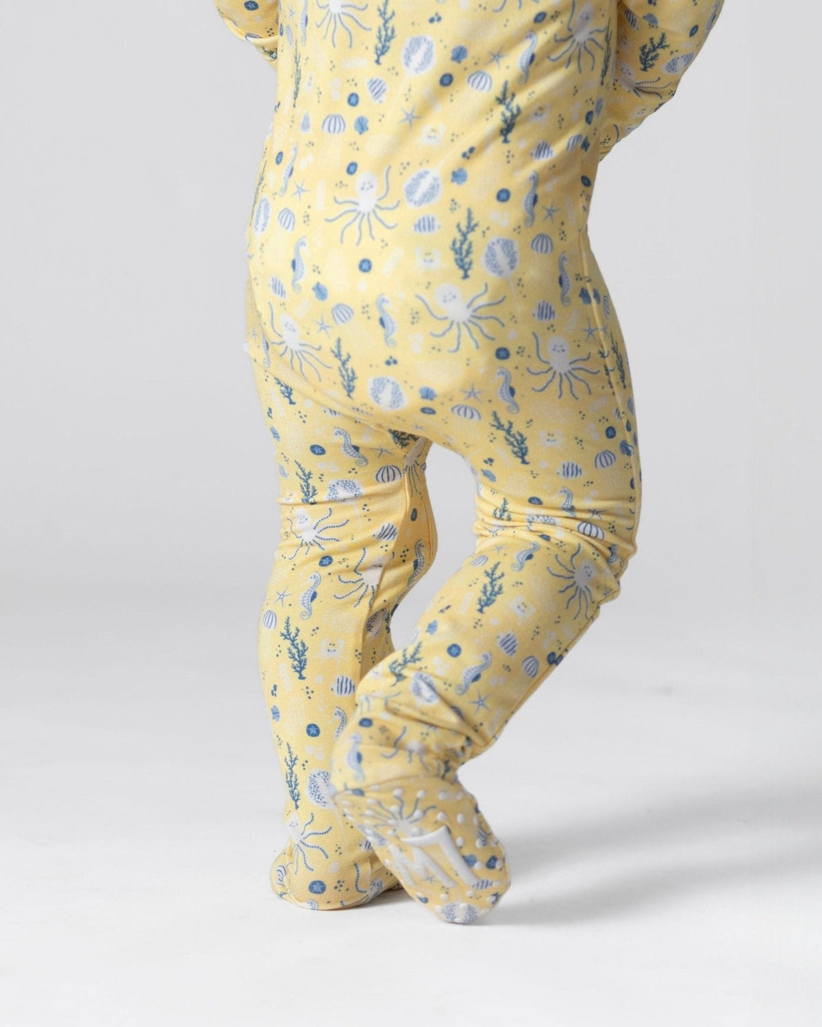 Sea Creatures Bamboo Onesie