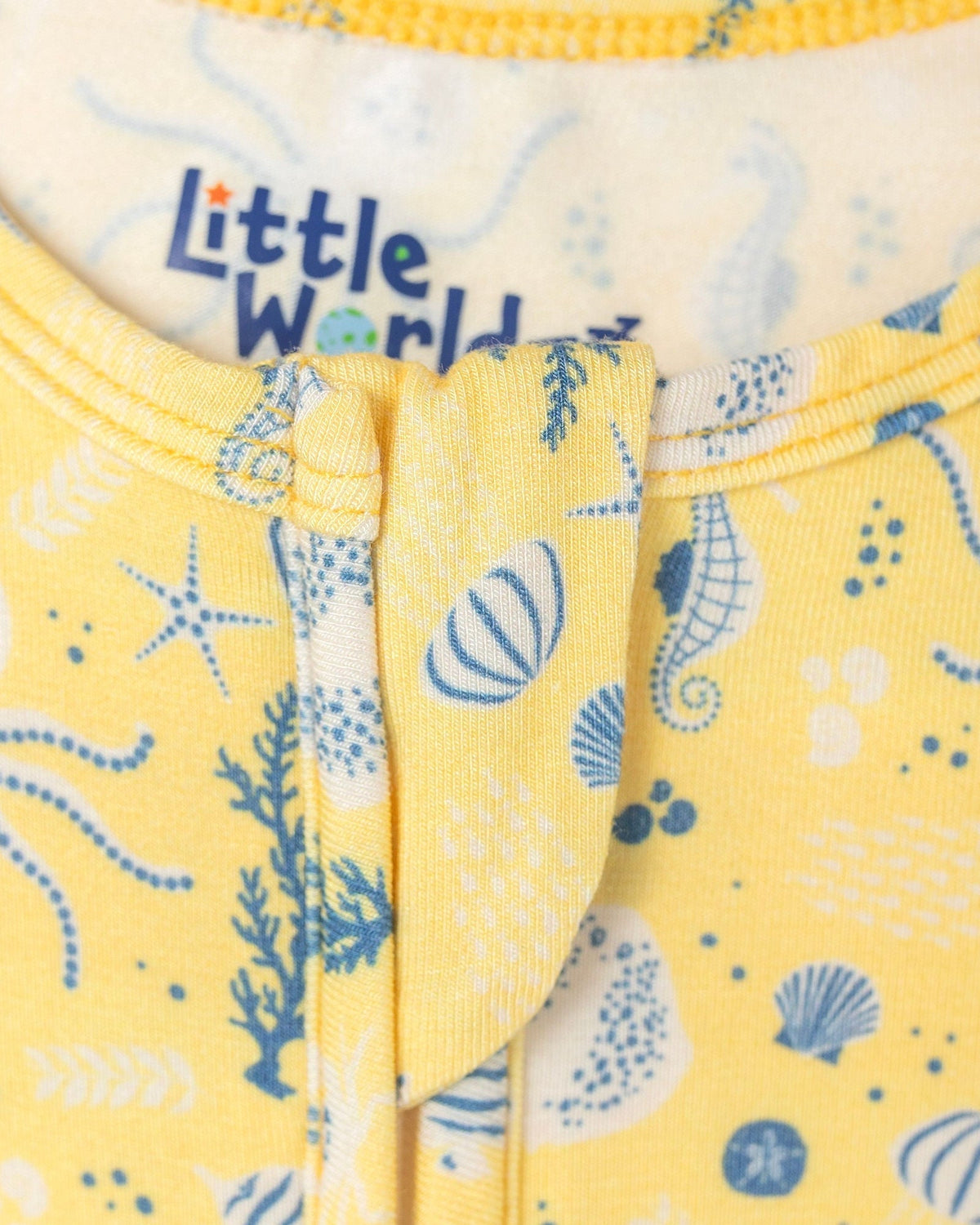 Sea Creatures Bamboo Onesie