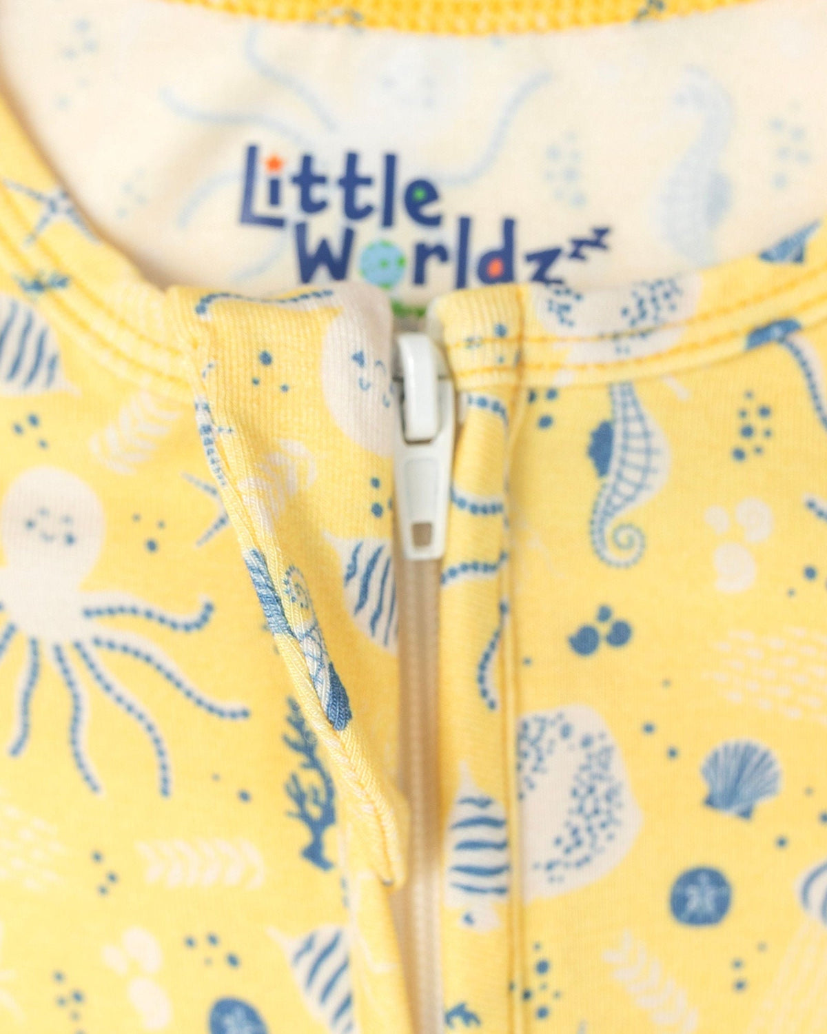 Sea Creatures Bamboo Onesie