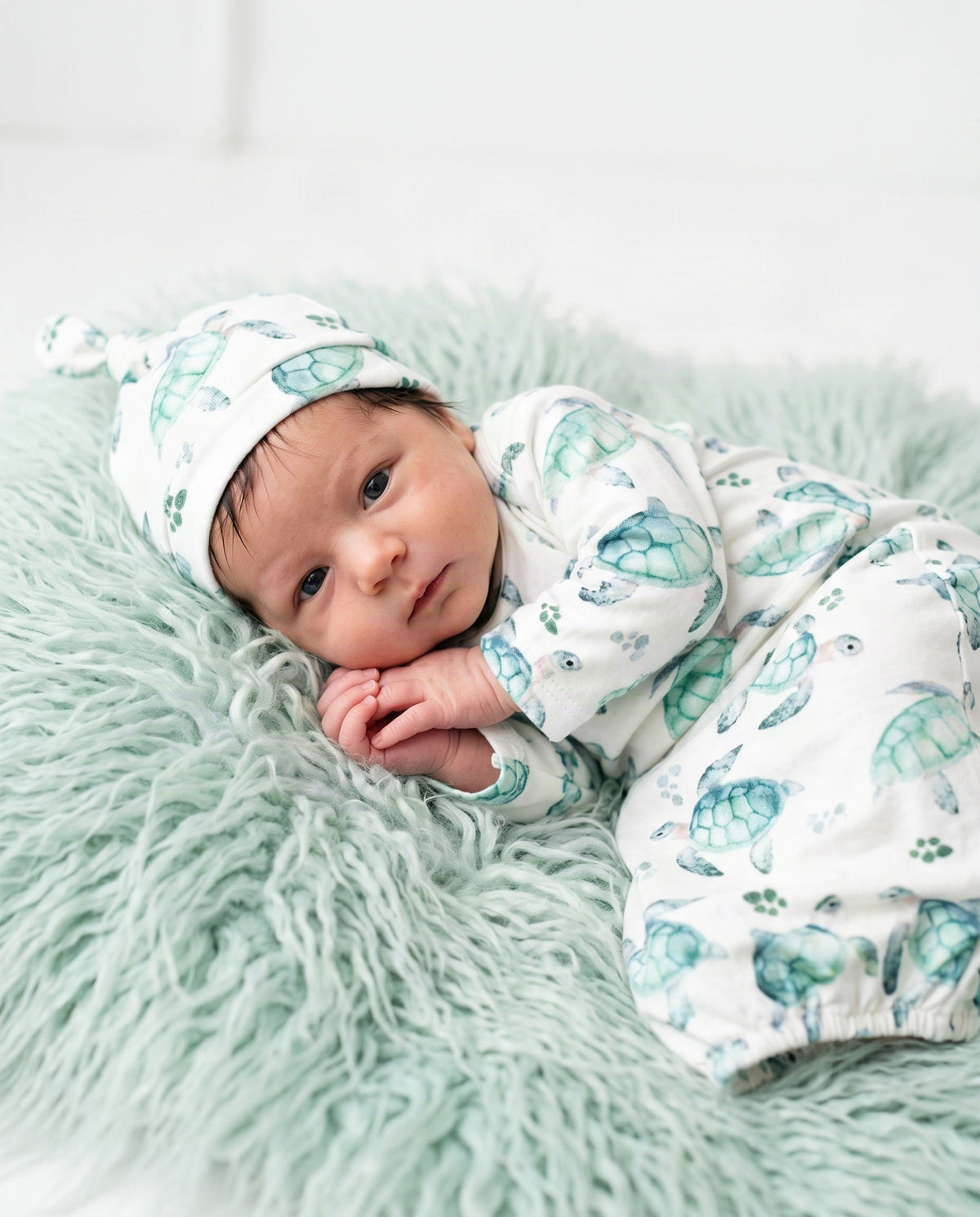Sea Turtle Baby Gown