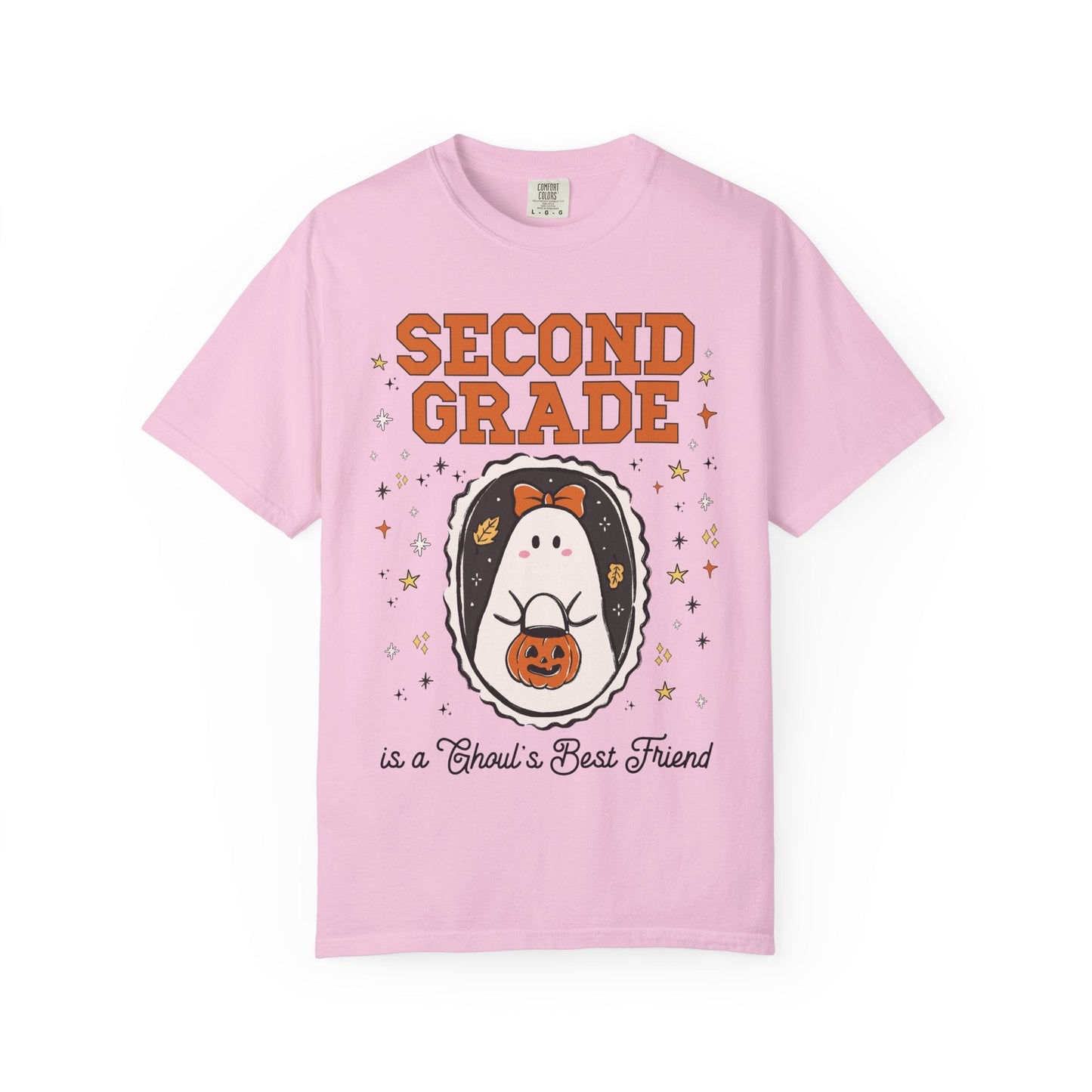 Second Grade Halloween Teacher Tee