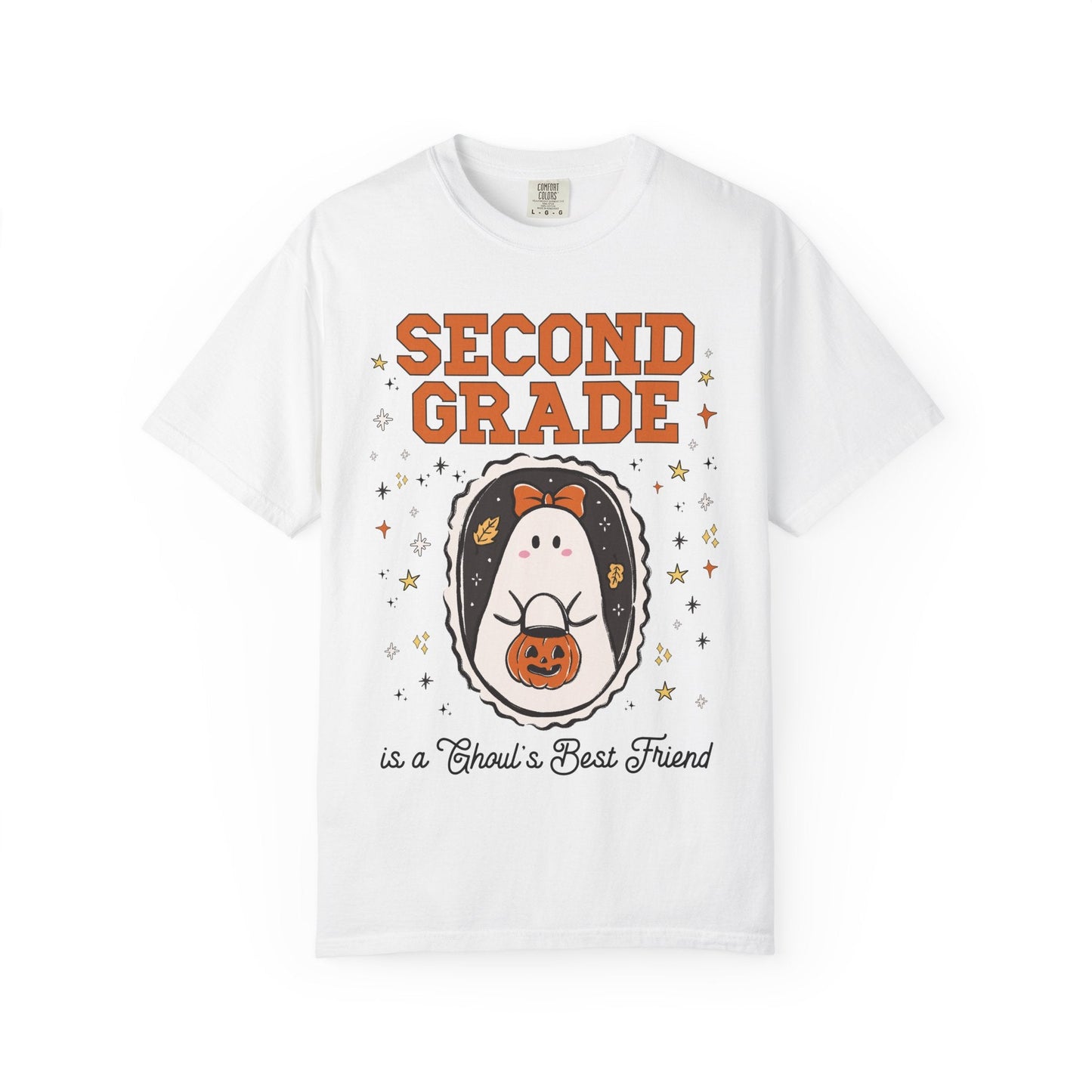 Second Grade Halloween Teacher Tee