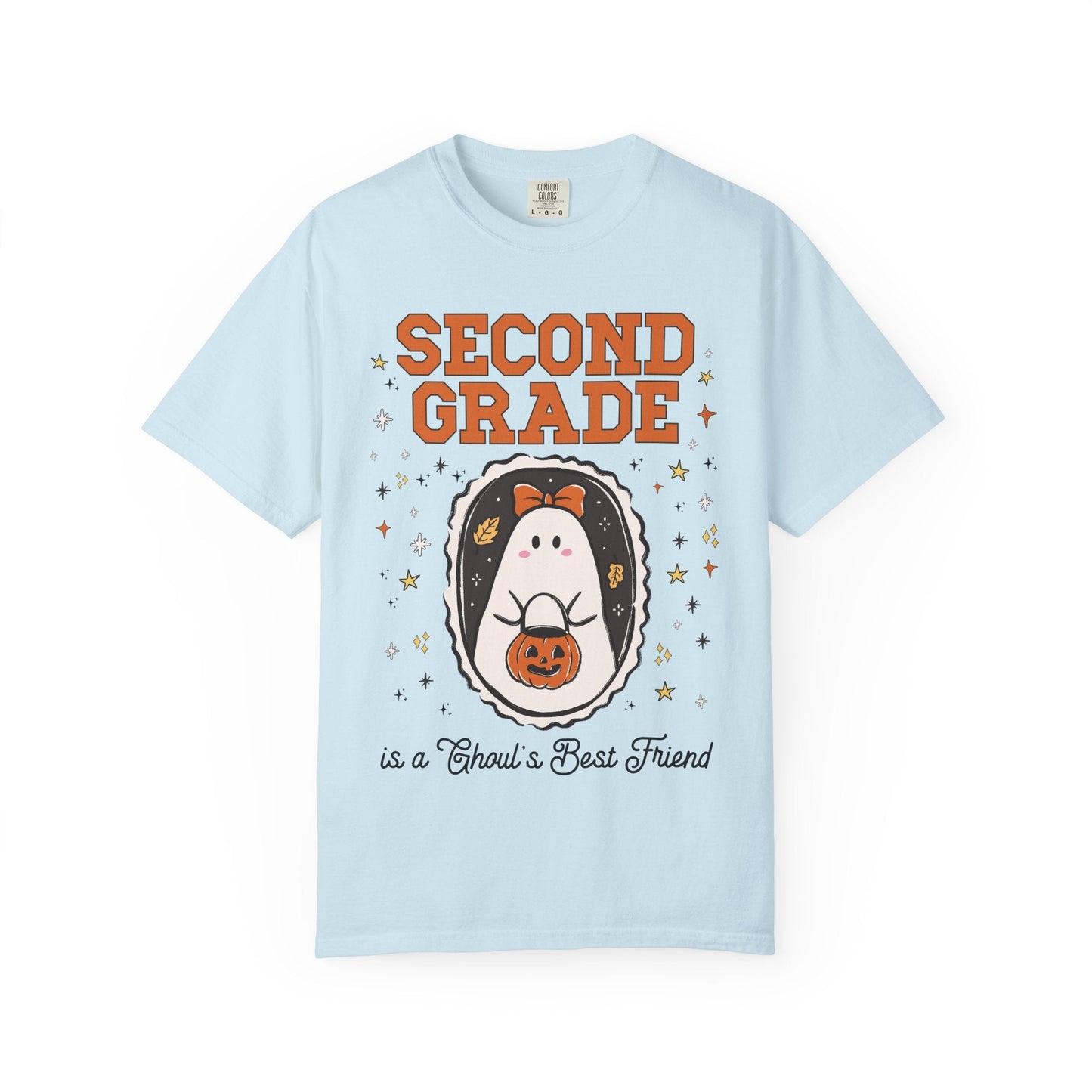 Second Grade Halloween Teacher Tee