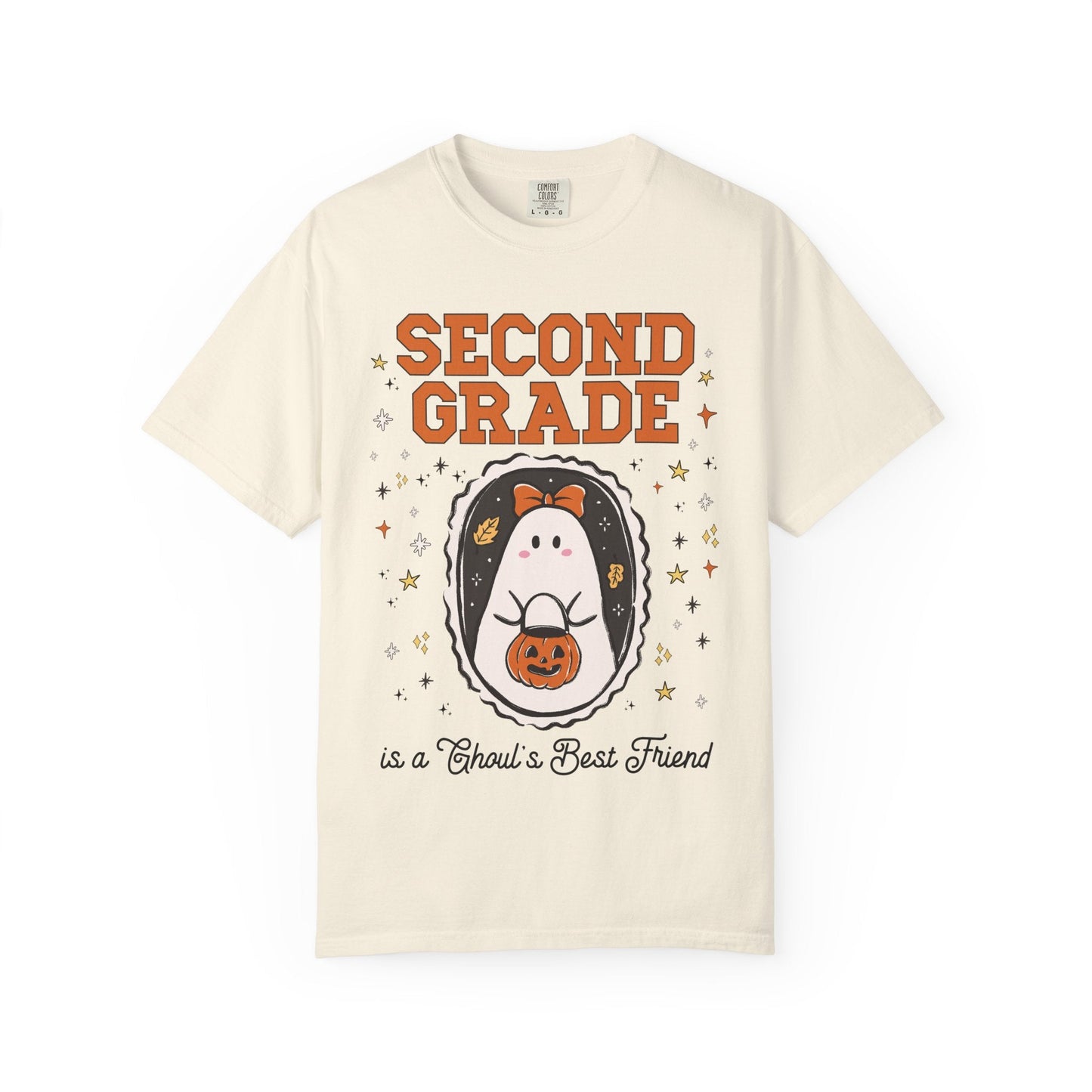 Second Grade Halloween Teacher Tee