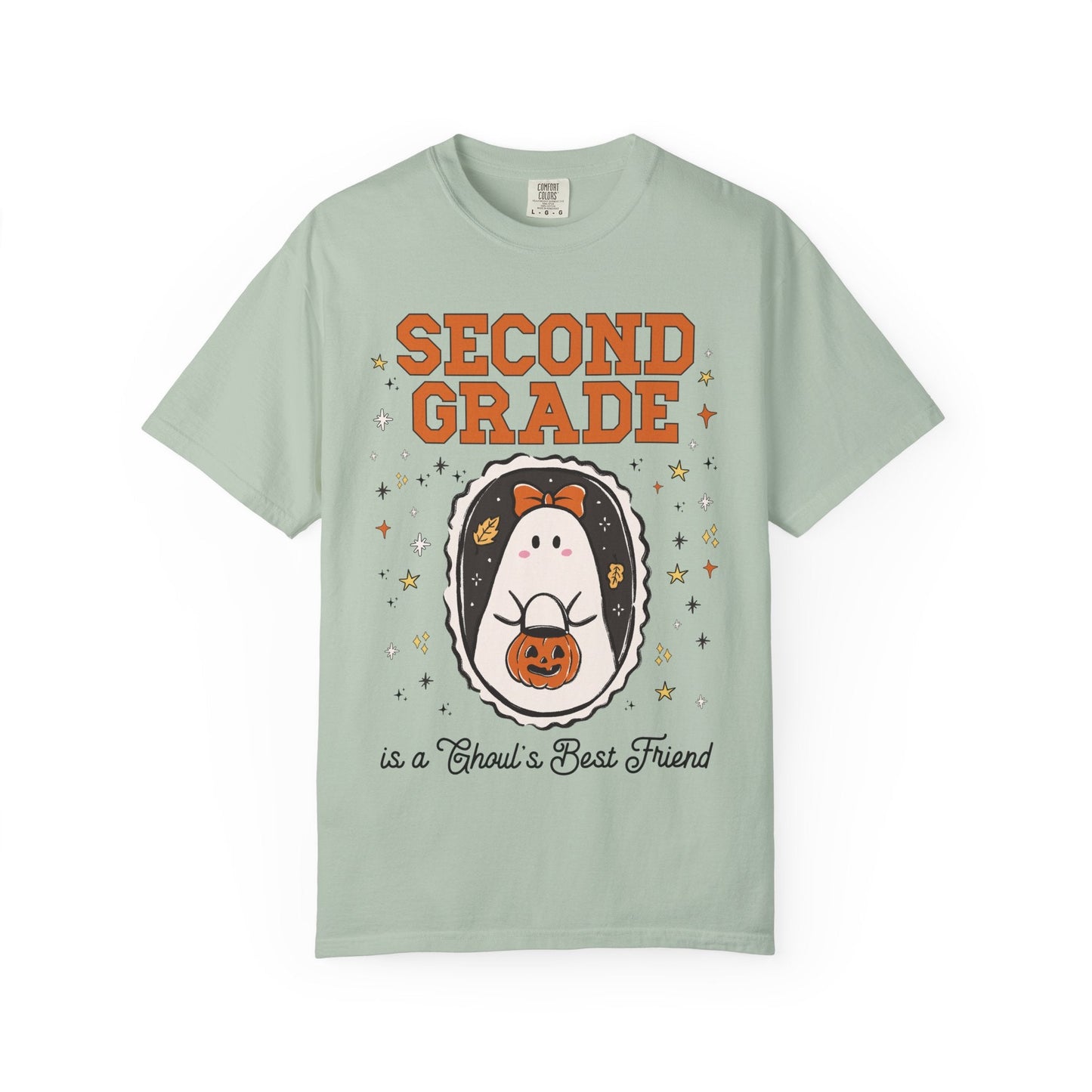 Second Grade Halloween Teacher Tee