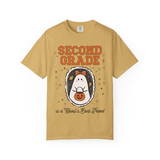 Second Grade Halloween Teacher Tee