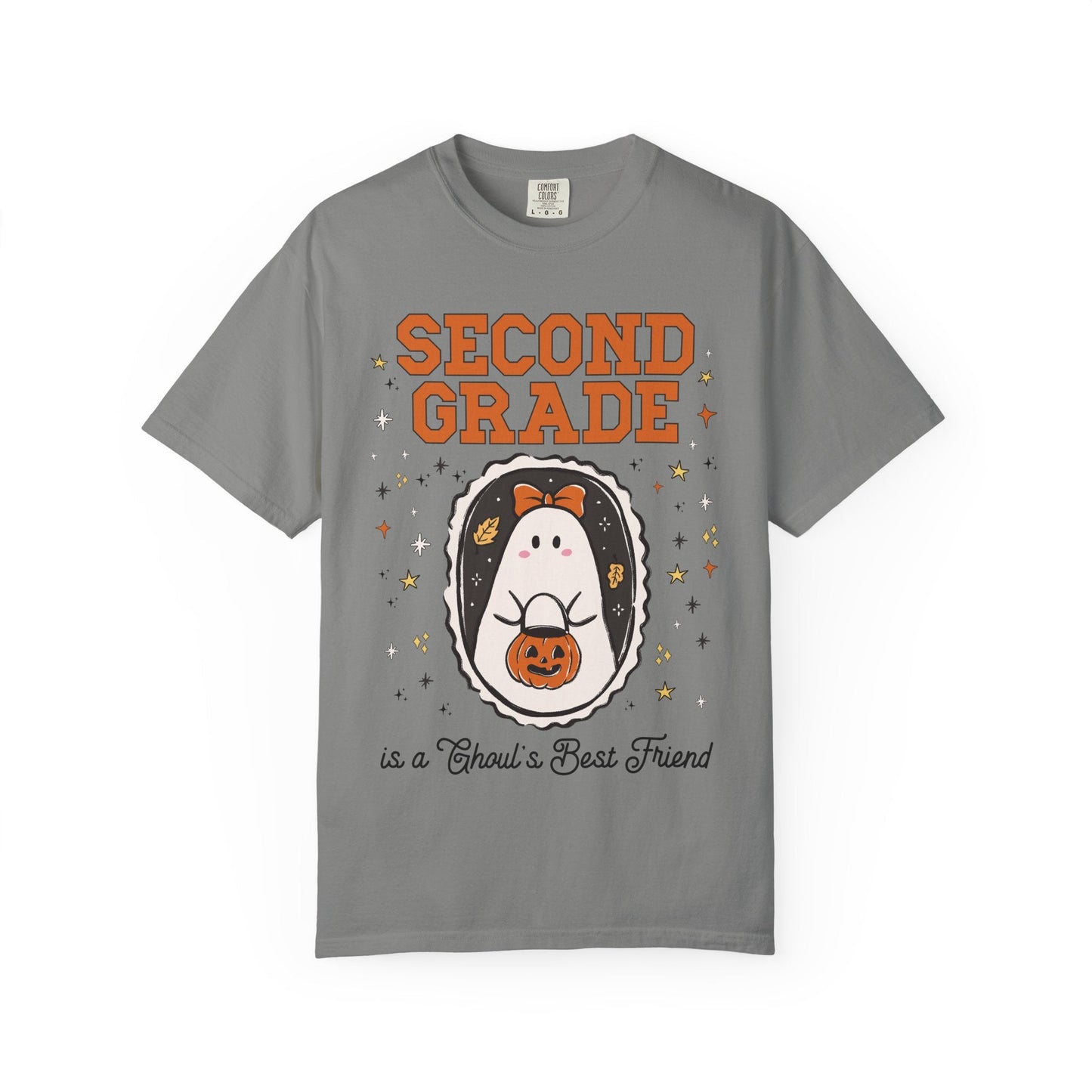 Second Grade Halloween Teacher Tee