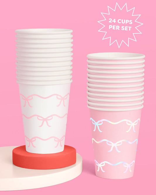 Tying the Knot Cups - 24 paper 14 oz cups