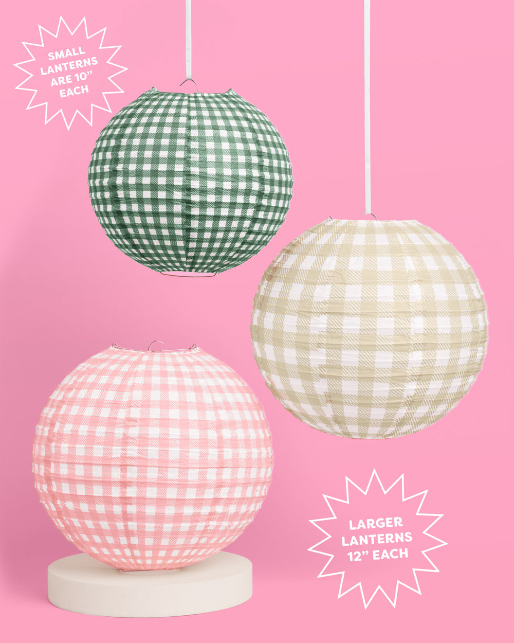 Camp Lantern Set - 6 paper lanterns