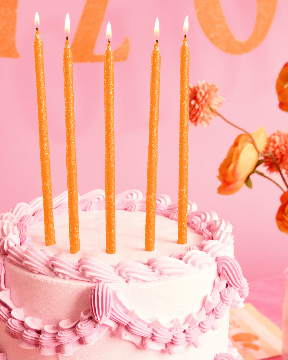 Showgirl Candles - 10 glitter candles