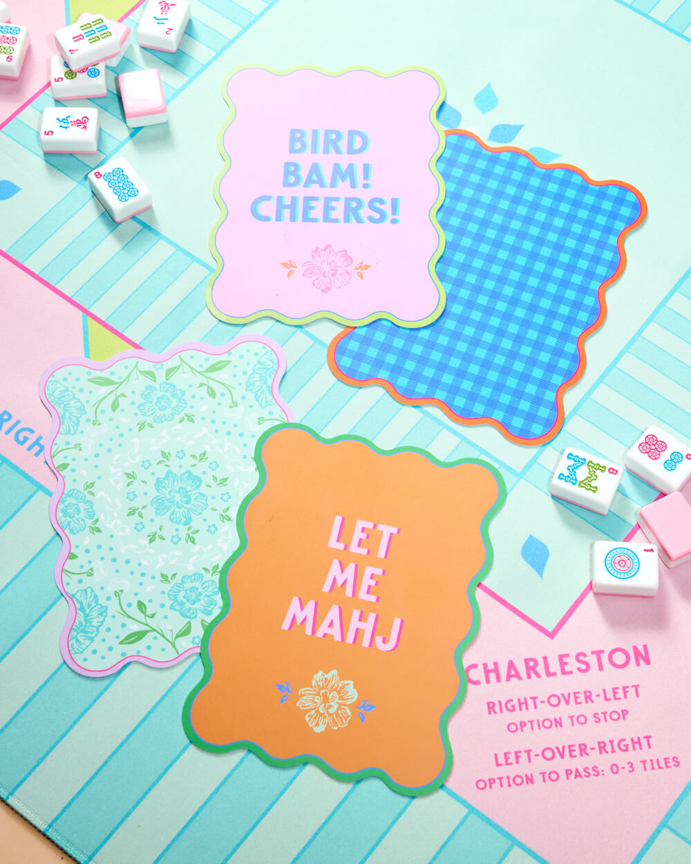 Mahjong Duo - shuffler cards + game mat