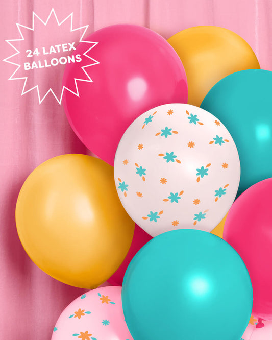 Italian Summer Pack - 25 latex balloons