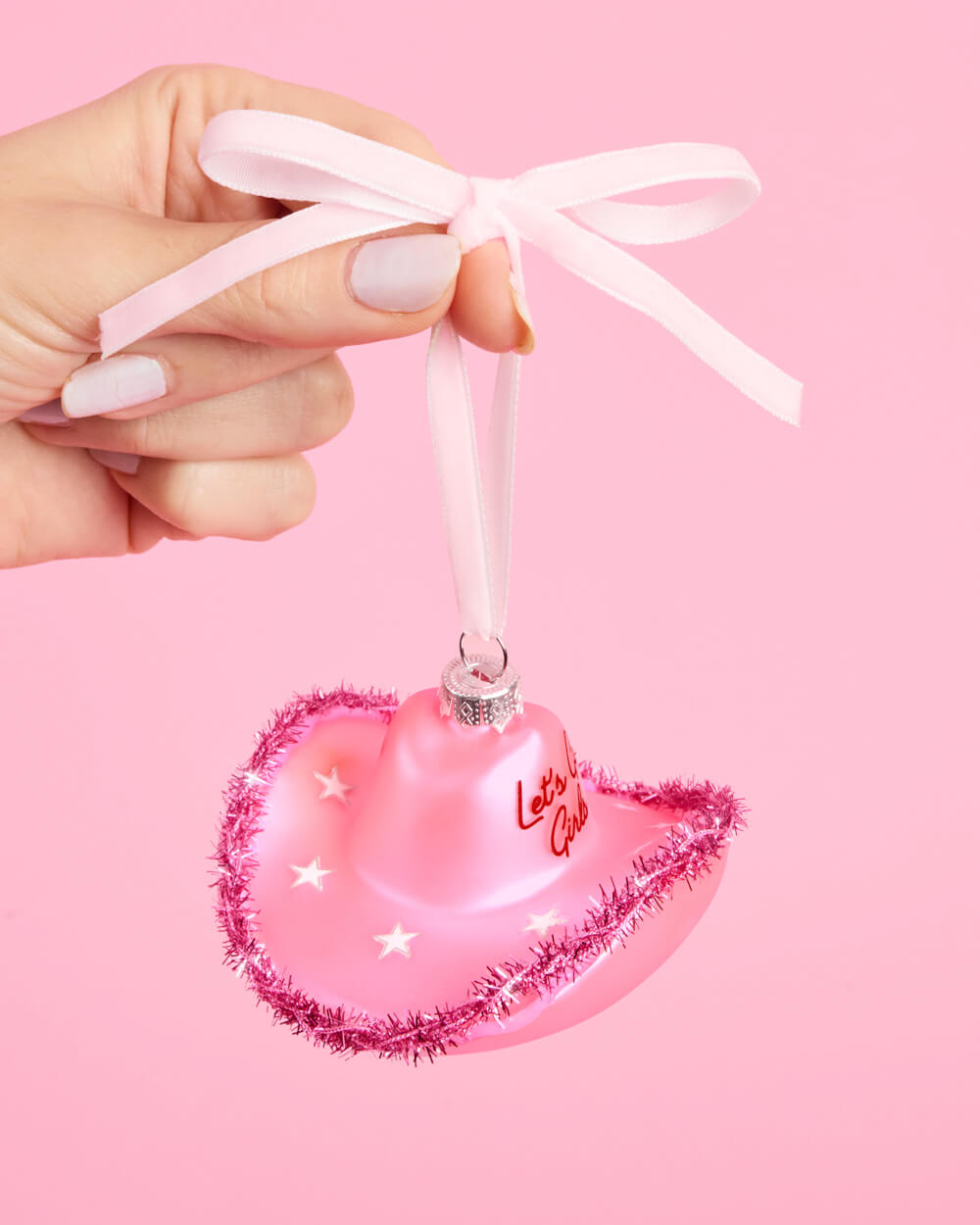 Let's Go Girls Ornament - glass ornament