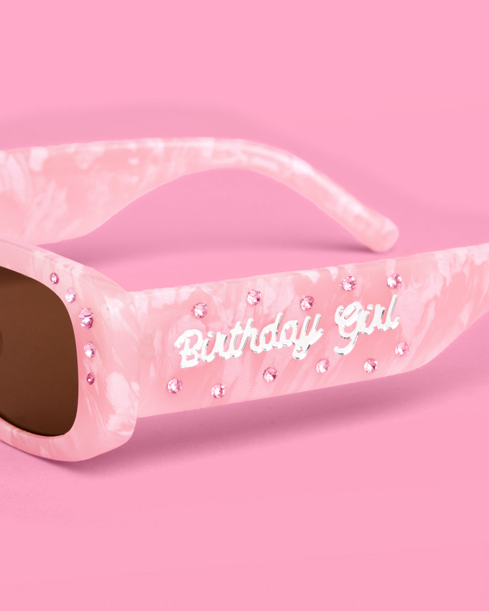 Birthday Girl Sunglasses - marble embossed sunglasses