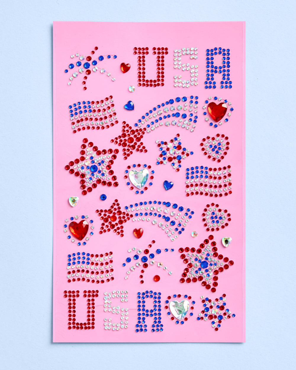 Party in the USA Gems - 33 adhesive gems