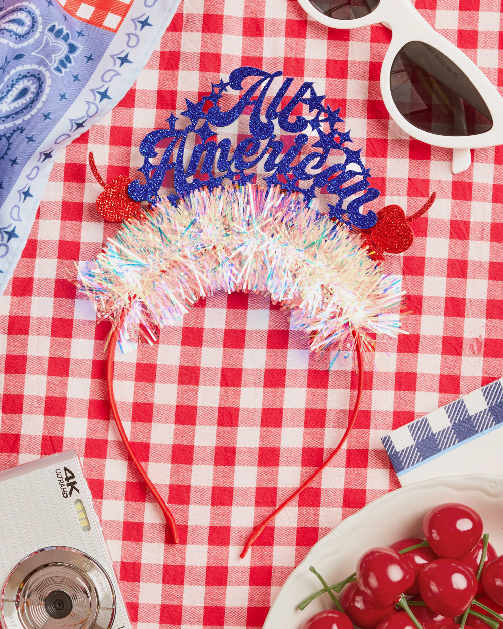 All American Headband - patriotic hair accessory