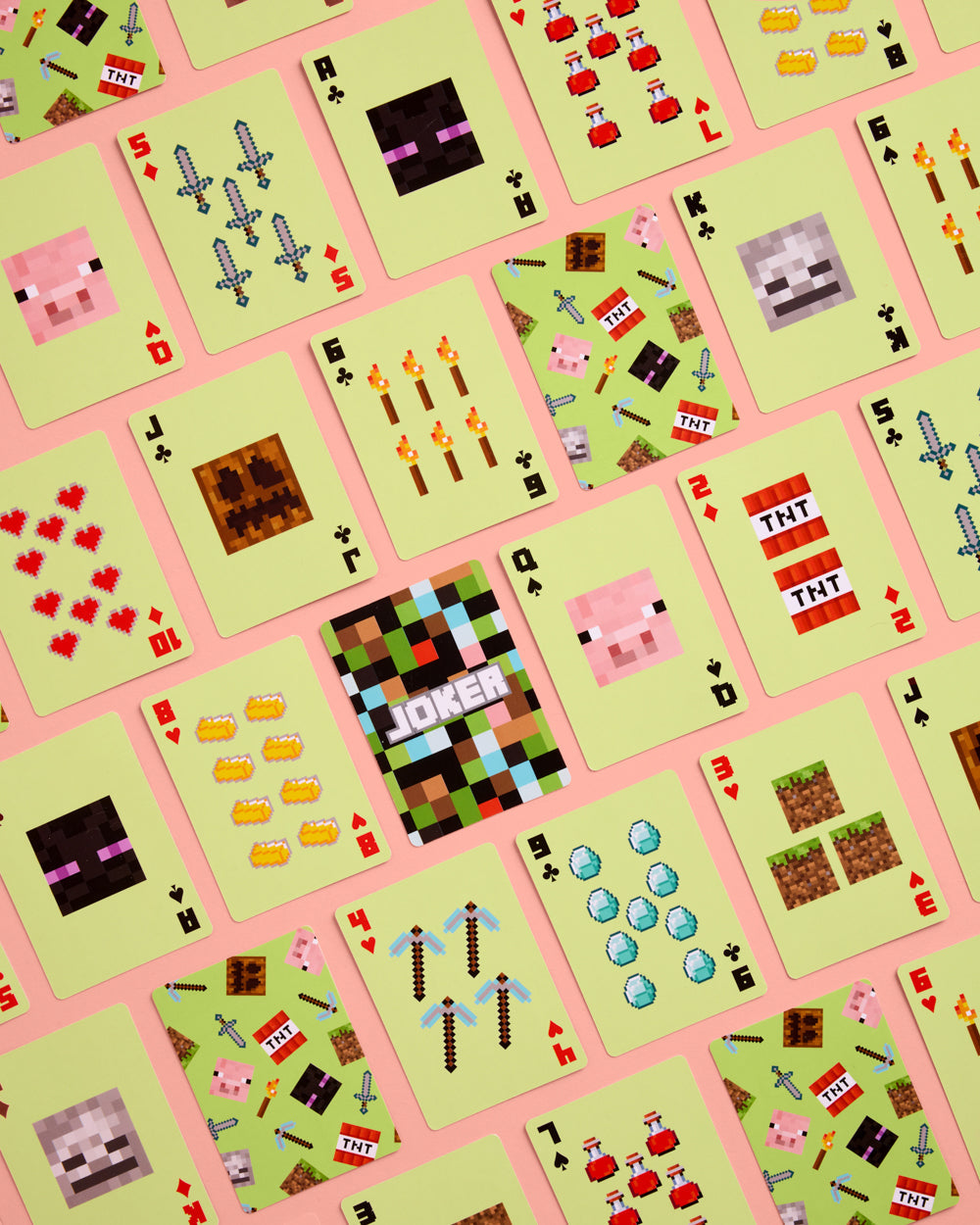 Pixel Mining Gamer Cards - 54 playing cards