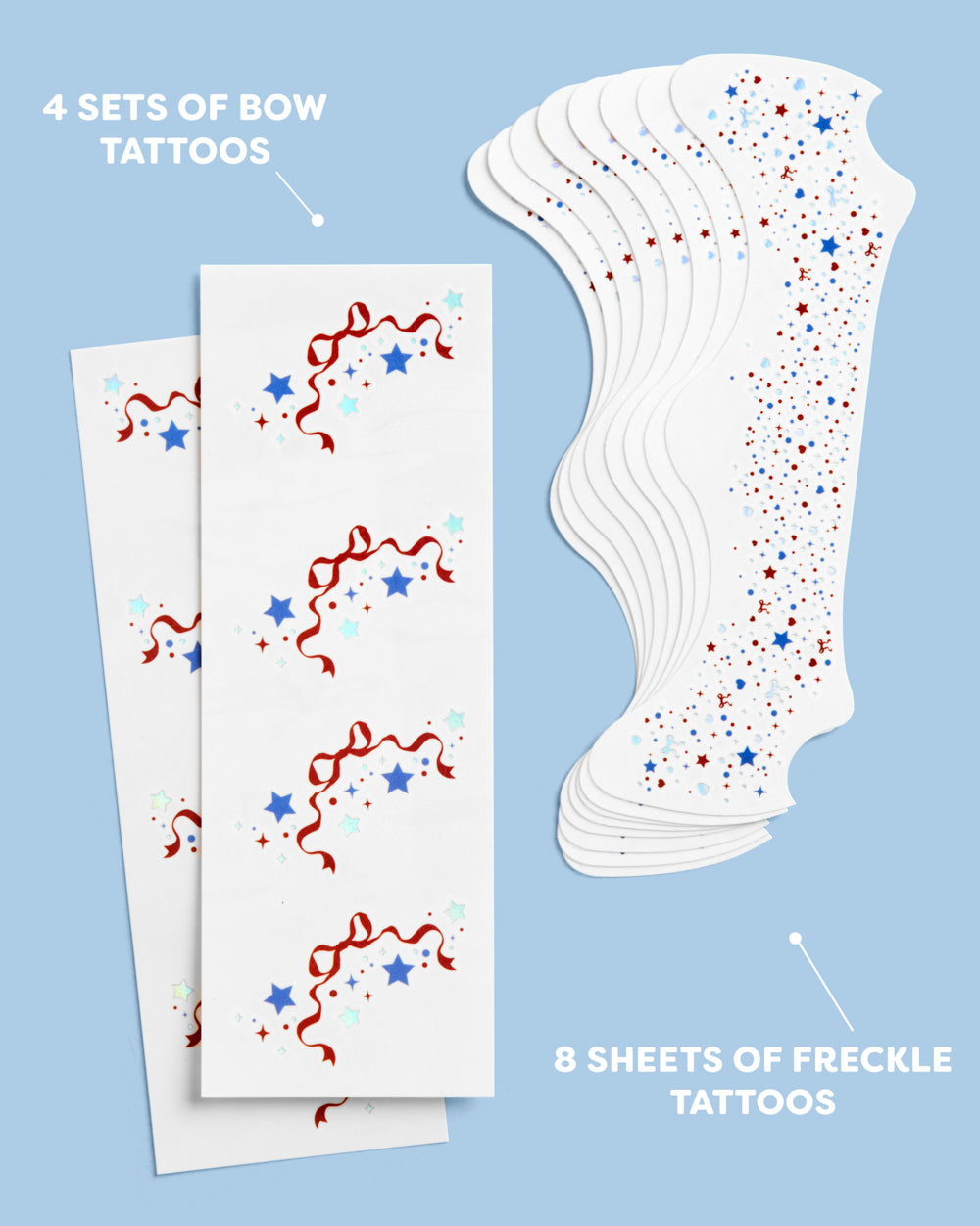Fourth of July Freckle Tattoos - 16 tattoos