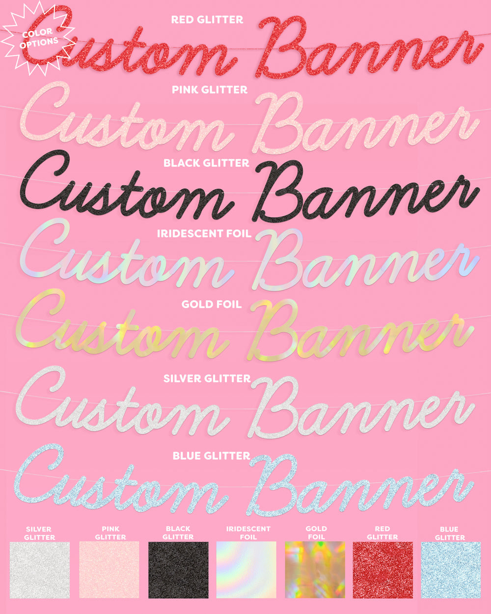 Pretty Custom Banner - customizable banner