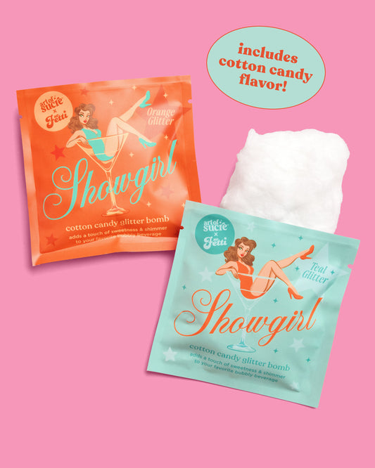 Showgirl Drink Bombs - 4 glitter bombs