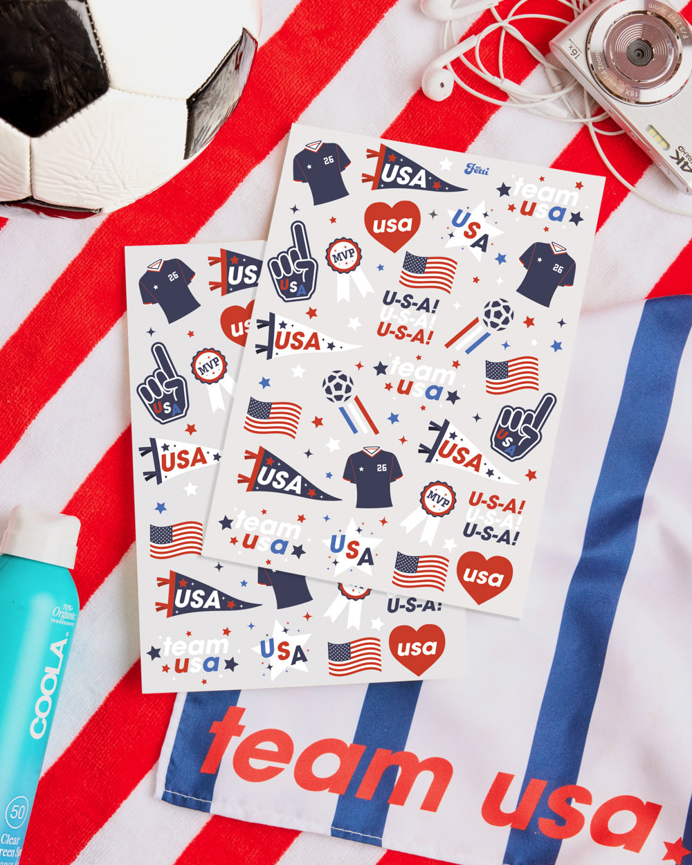 World Cup Tats - 52 temporary tattoos