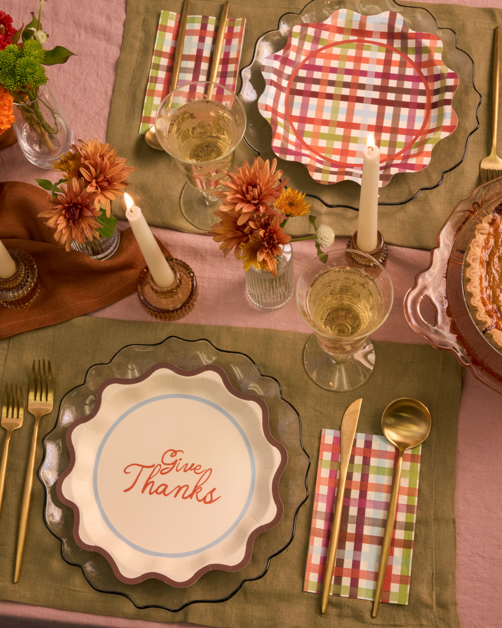 Give Thanks Plates - 24 paper plates