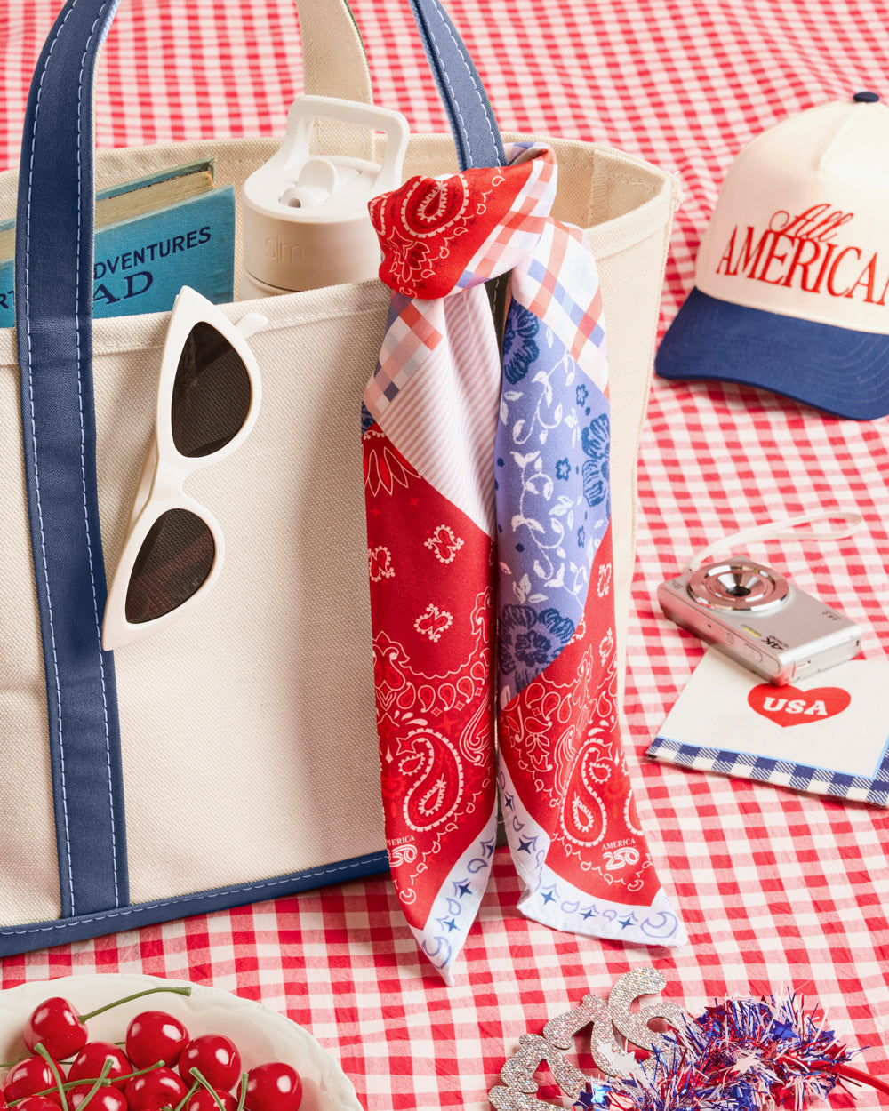 America 250 Headscarf - square headscarf