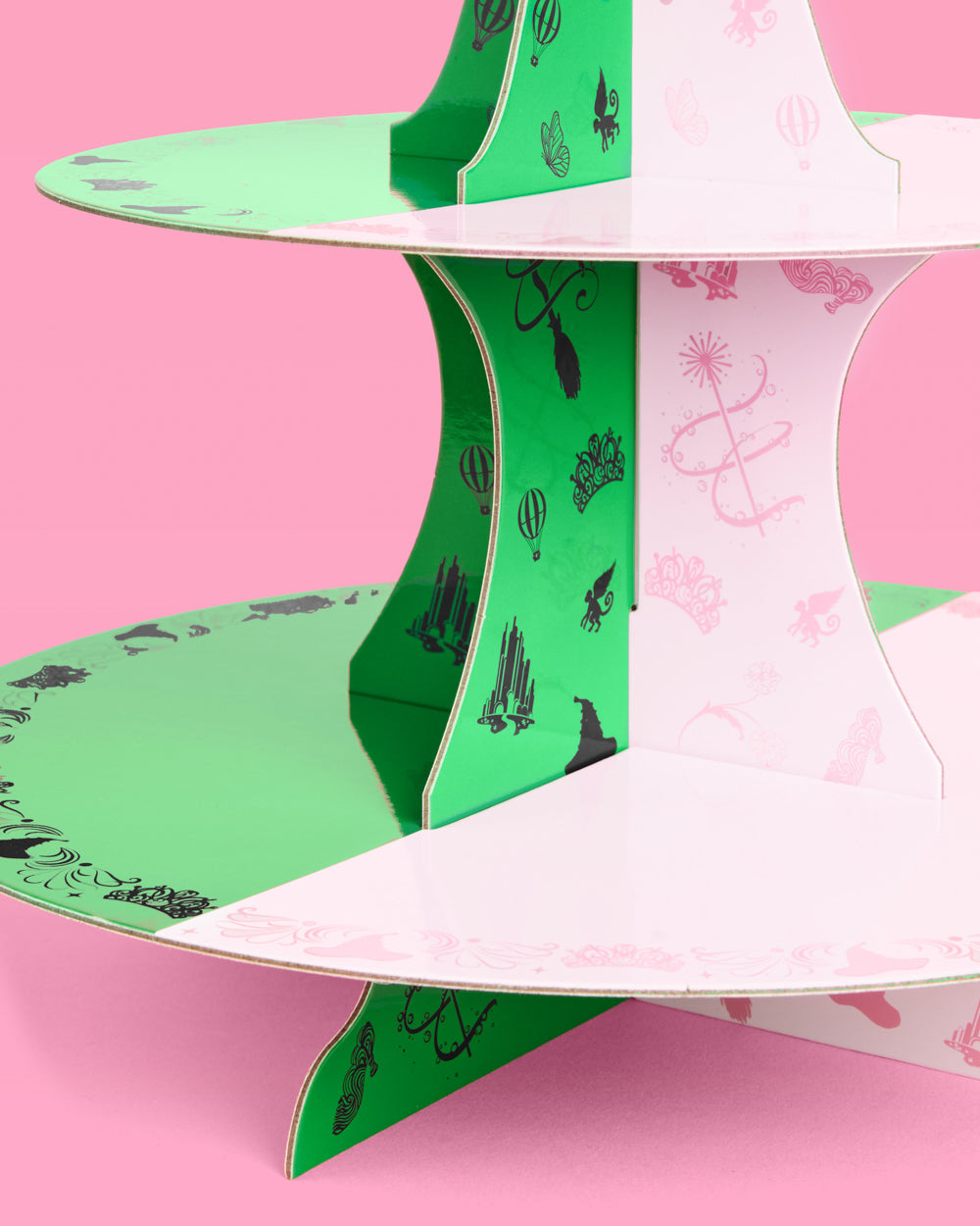 Emerald City Cupcake Tower - 3 tiered display