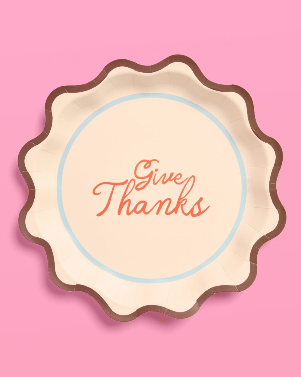 Give Thanks Plates - 24 paper plates