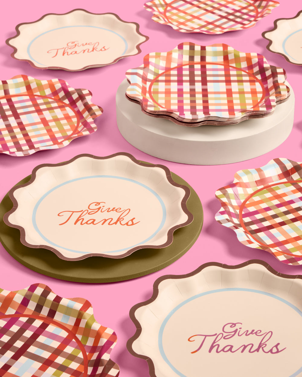 Give Thanks Plates - 24 paper plates