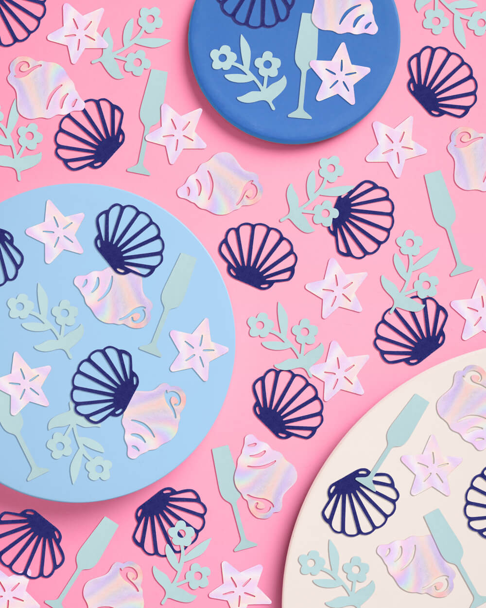 Coastal Confetti - 200 pc foil confetti