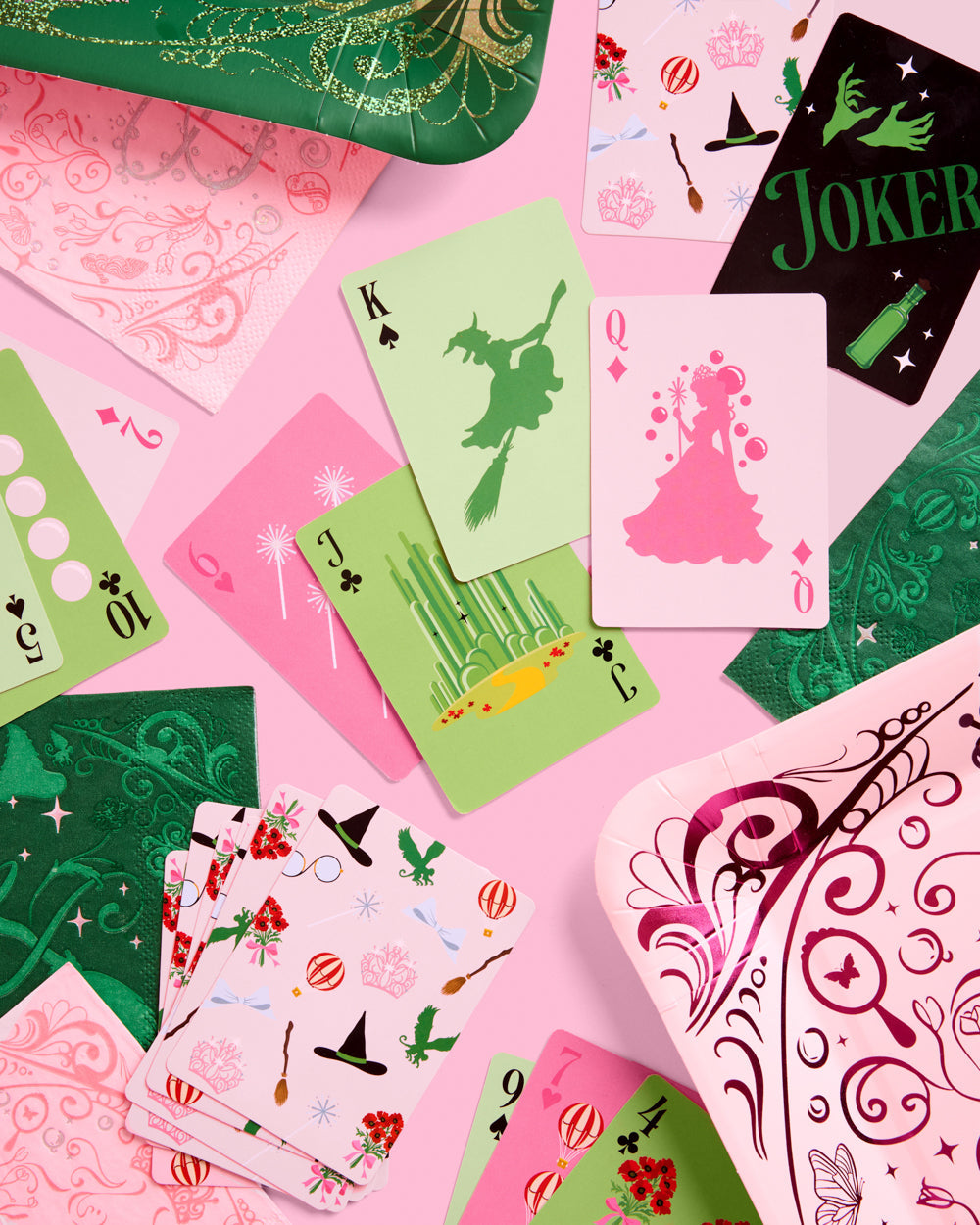 Holding Space Cards - 54 playing cards
