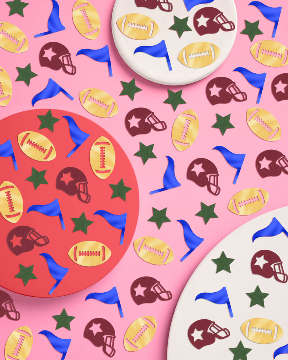 Varsity Confetti - 200 pc foil confetti