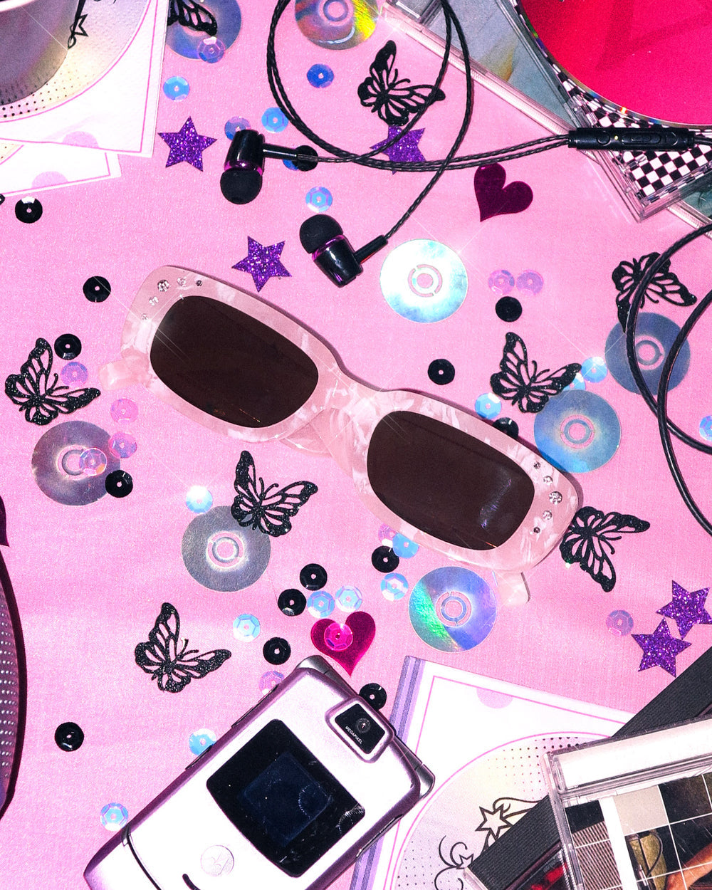 Birthday Girl Sunglasses - marble embossed sunglasses