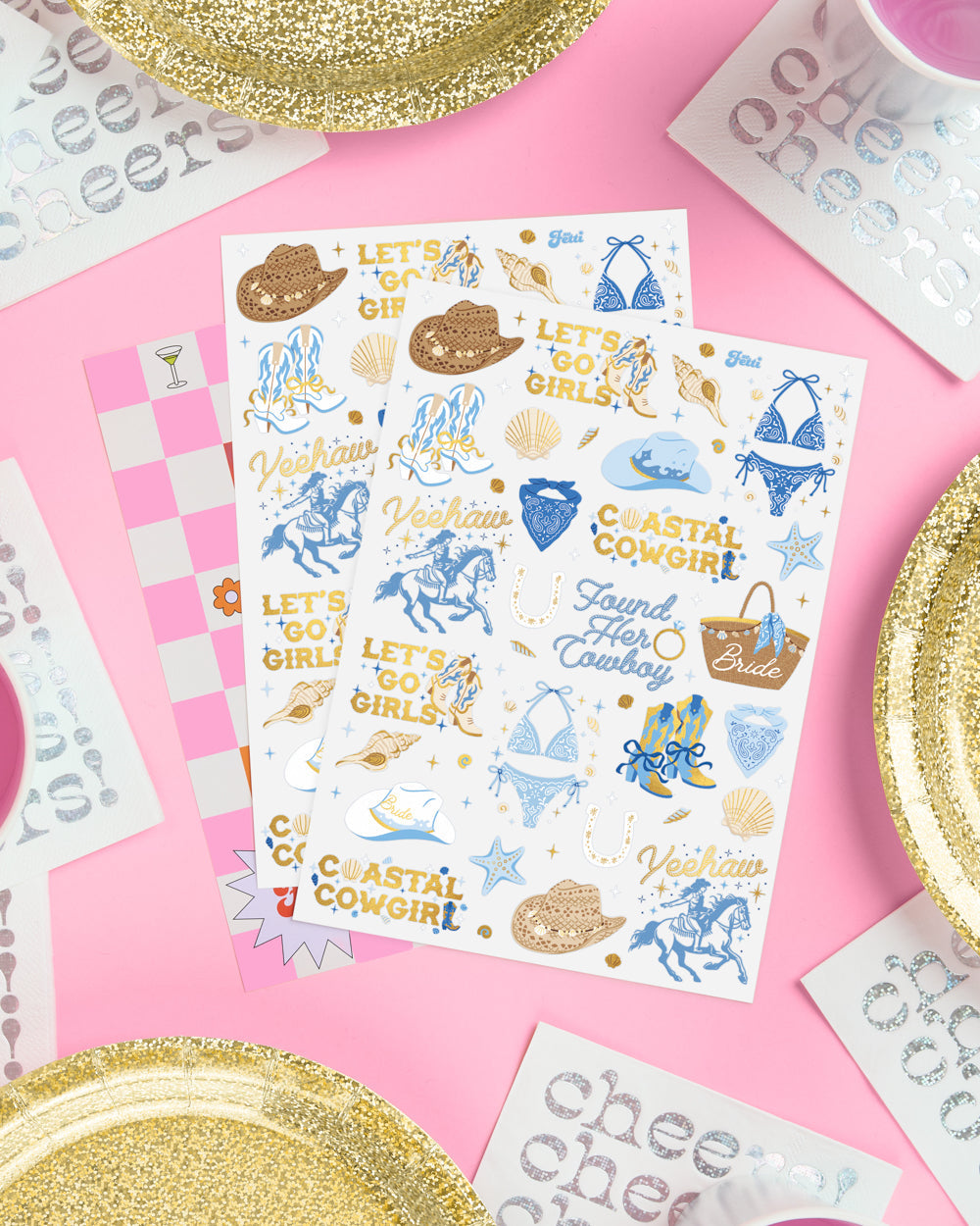 Coastal Cowgirl Tats - 54 temporary tattoos