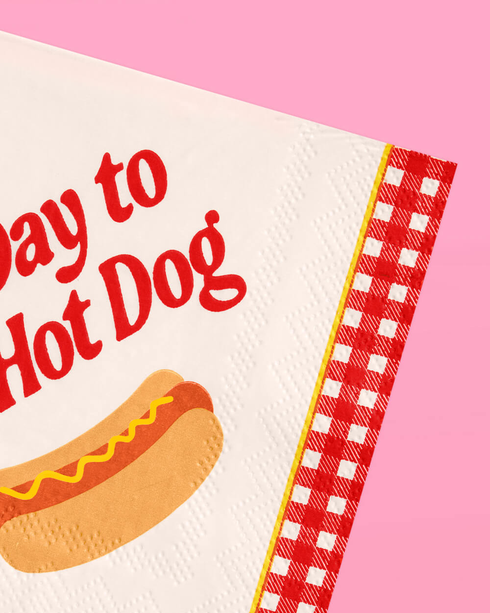 Bad Day to Be a Hot Dog Napkins - 25 cocktail napkins