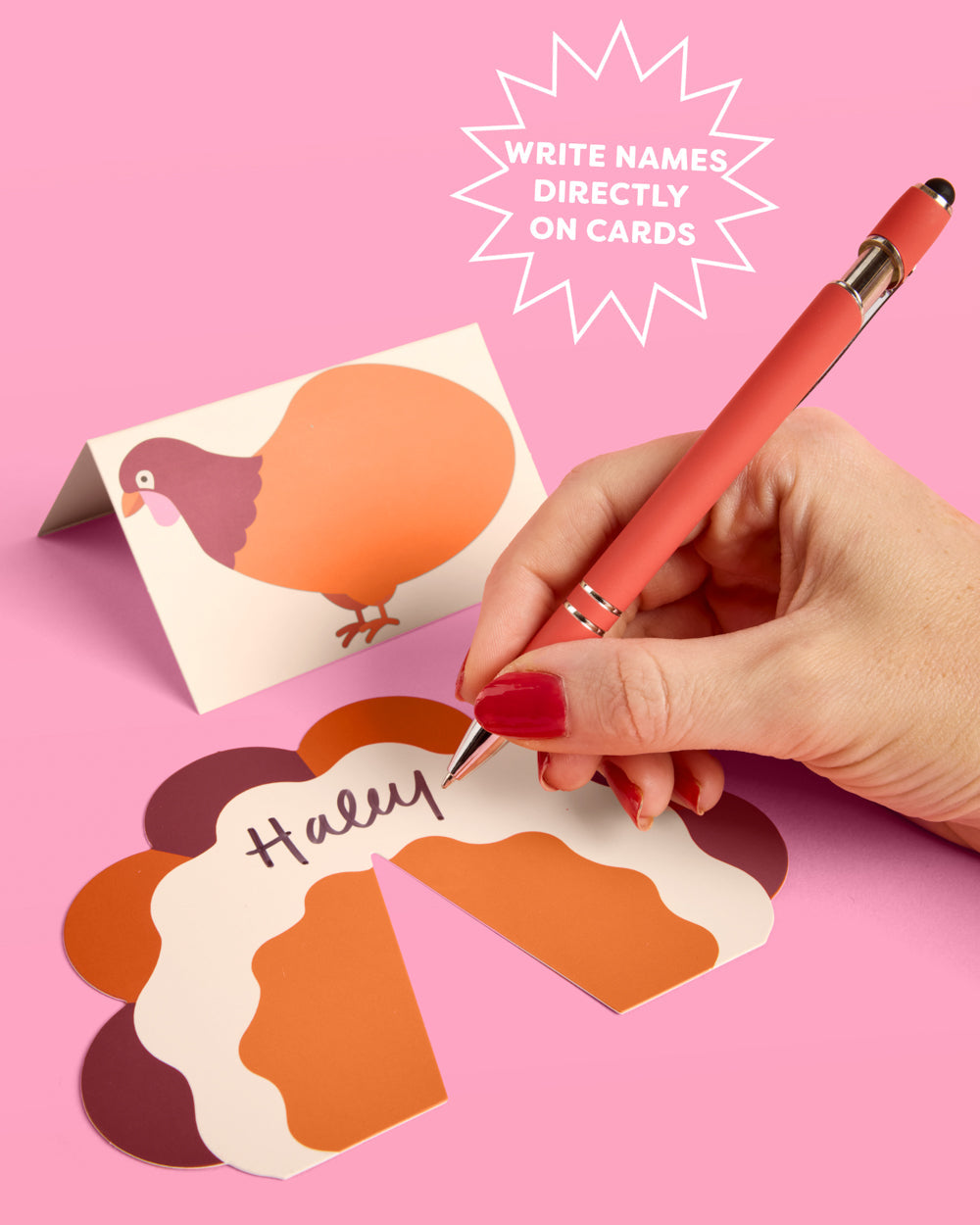 Turkey Time Place Cards - set of 12