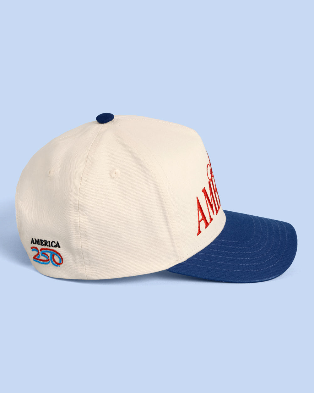 All American Trucker Hat - embroidered snapback