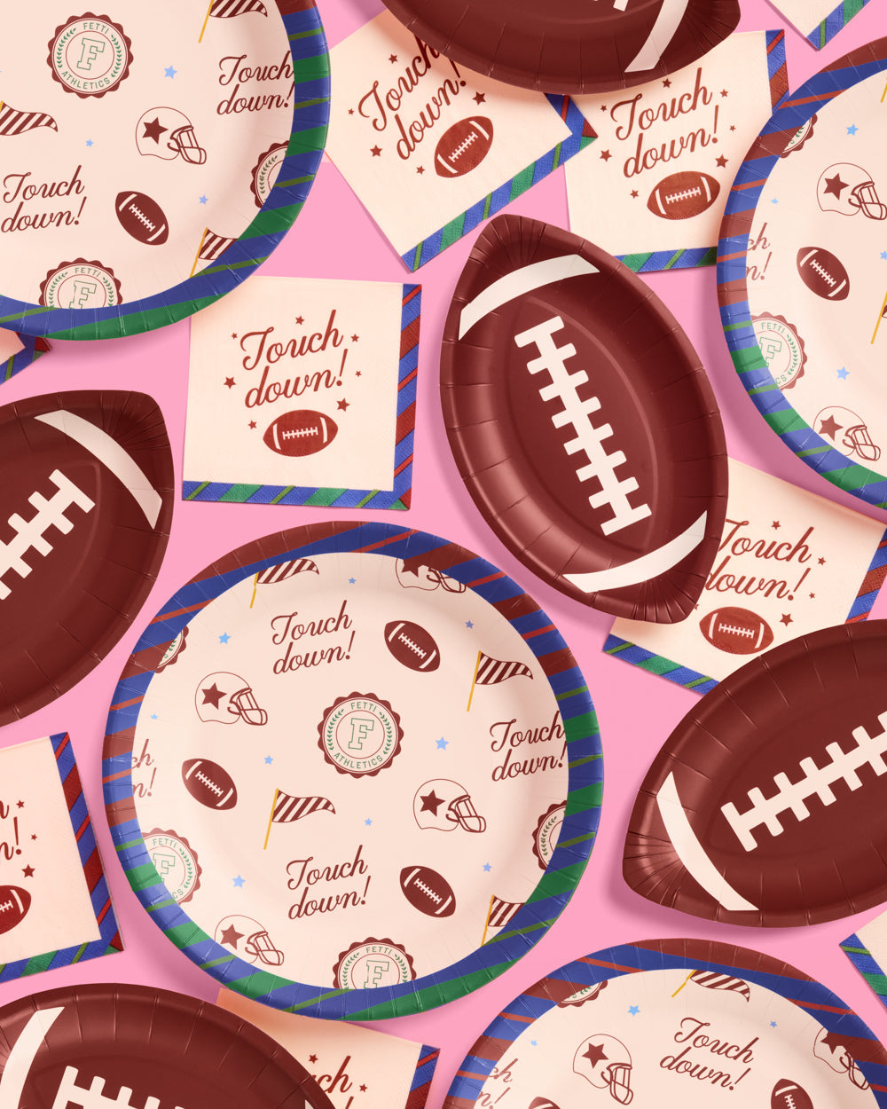 Varsity Plates - 32 paper plates