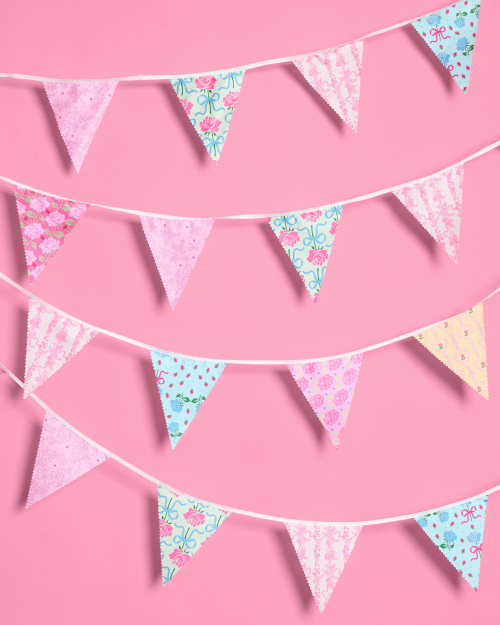 Tea Party Bunting Banner - pastel garland