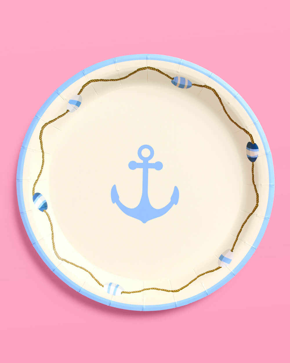 Nautical Plates - 24 paper plates