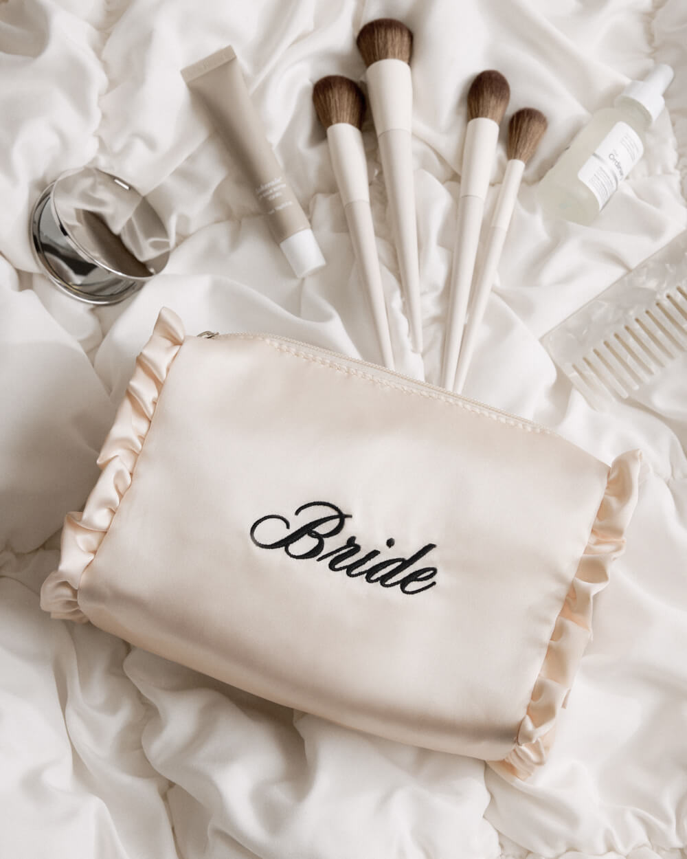 Bride Beauty Trio - bag, eye mask + socks