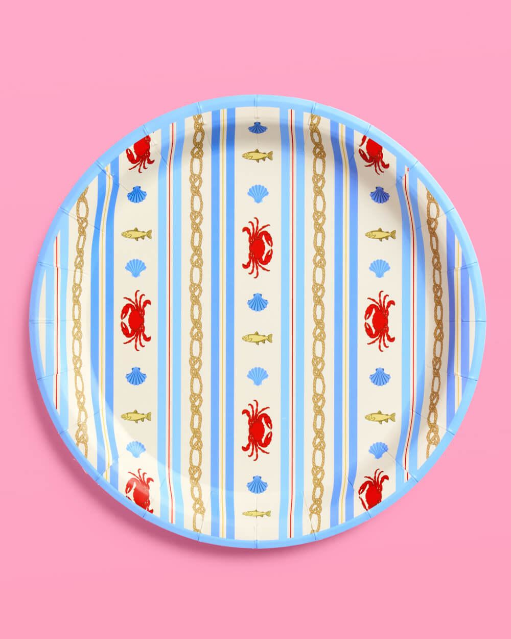 Nautical Plates - 24 paper plates