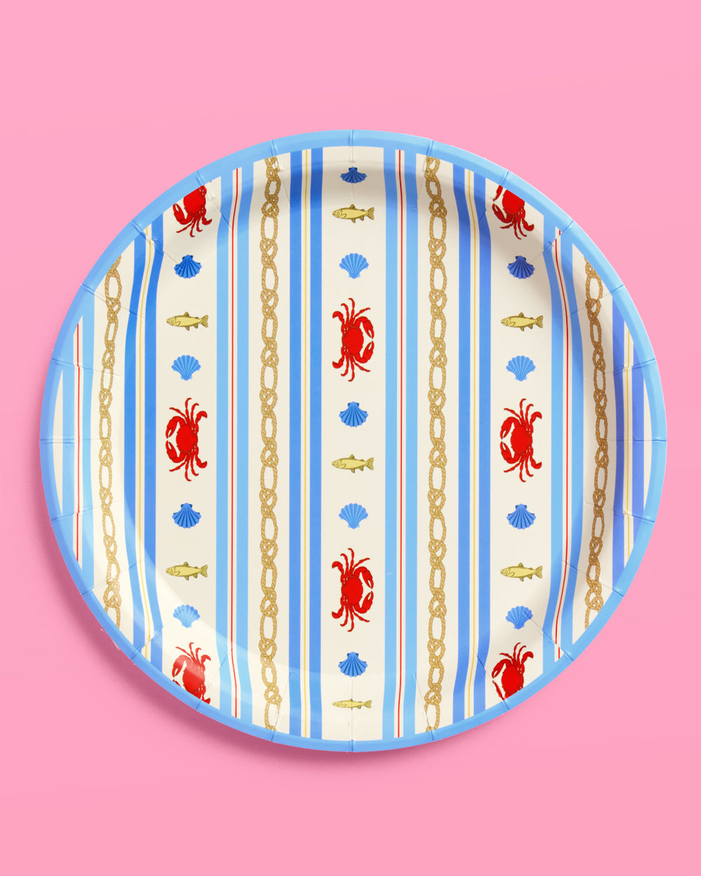 Nautical Plates - 24 paper plates
